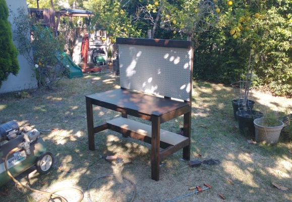 Nearly-finished workbench